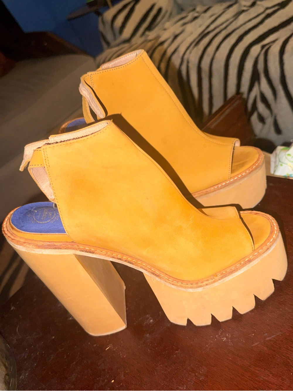 RARE Jeffrey Campbell Havana Last Leather Platform Heels Size 11 NWOT